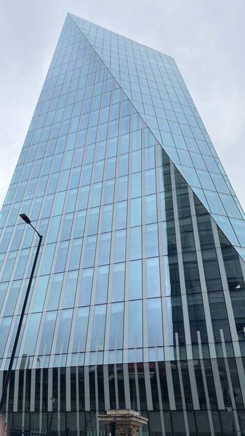 external view of tall building