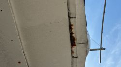 cladding corrosion and rust